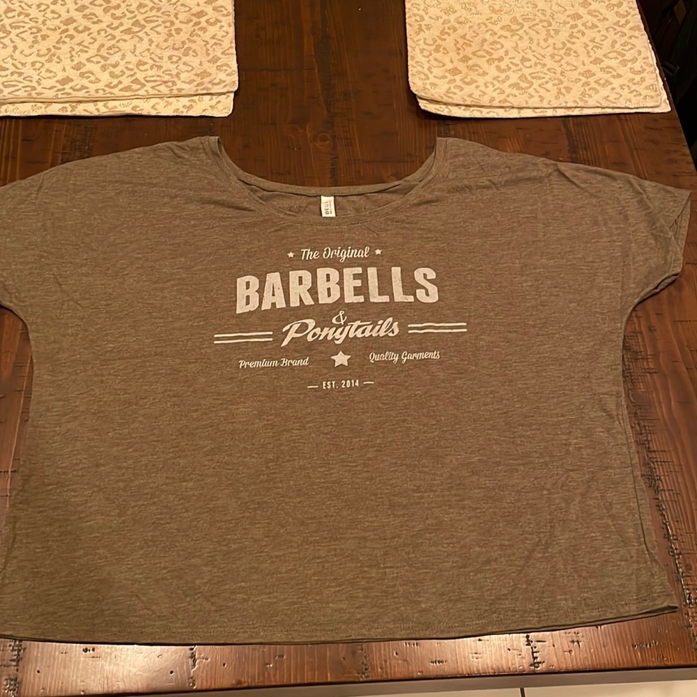 The Original Barbell and Pigtails shirt